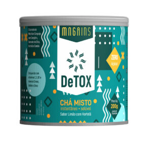 Magrins Chá Funcional DETOX - Sabor Limão com Hortelã