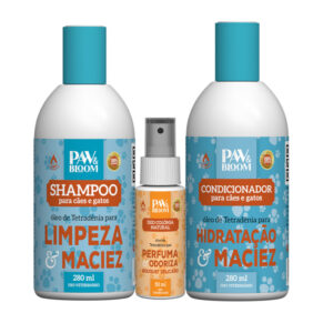 Kit Banho Tetradênia Cães Gatos Paw&Bloom