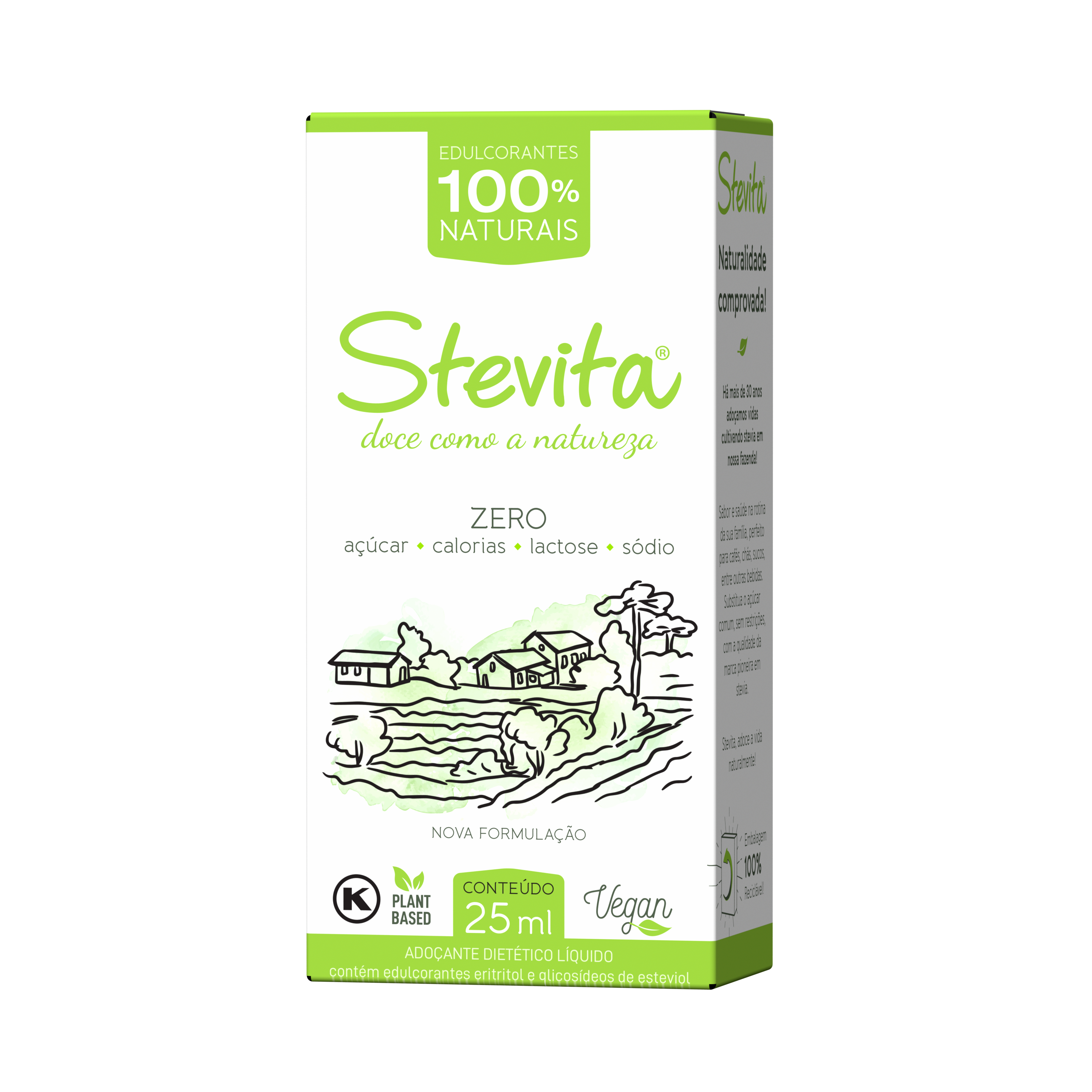 Adoçante Líquido de Stevia STEVITA 25ml