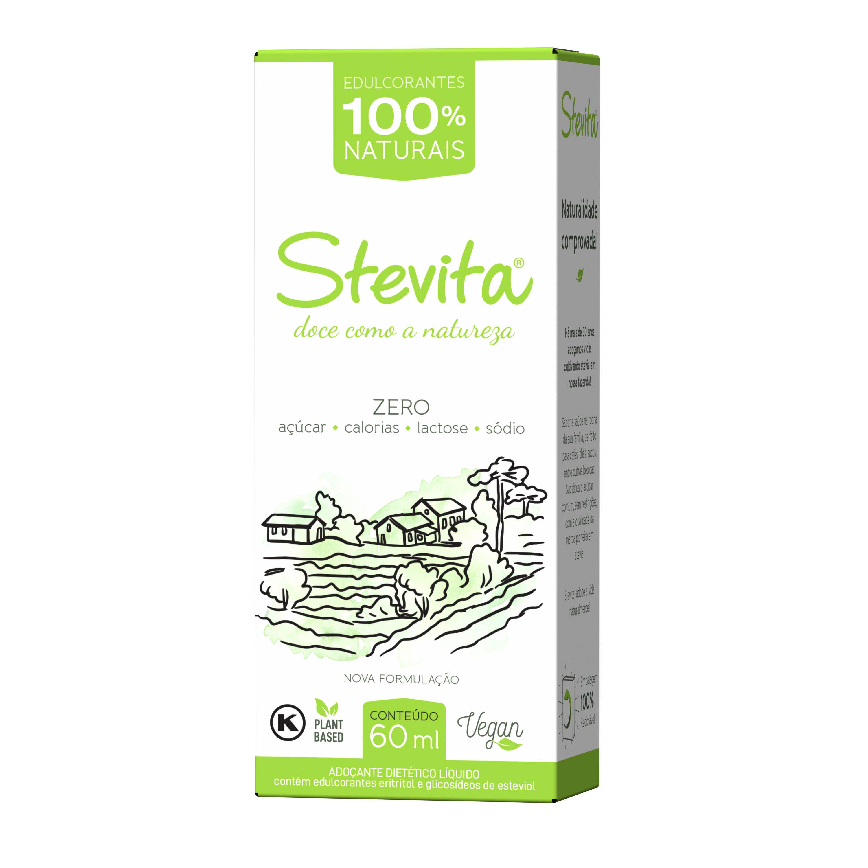 Adoçante Líquido de Stevia STEVITA 60ml