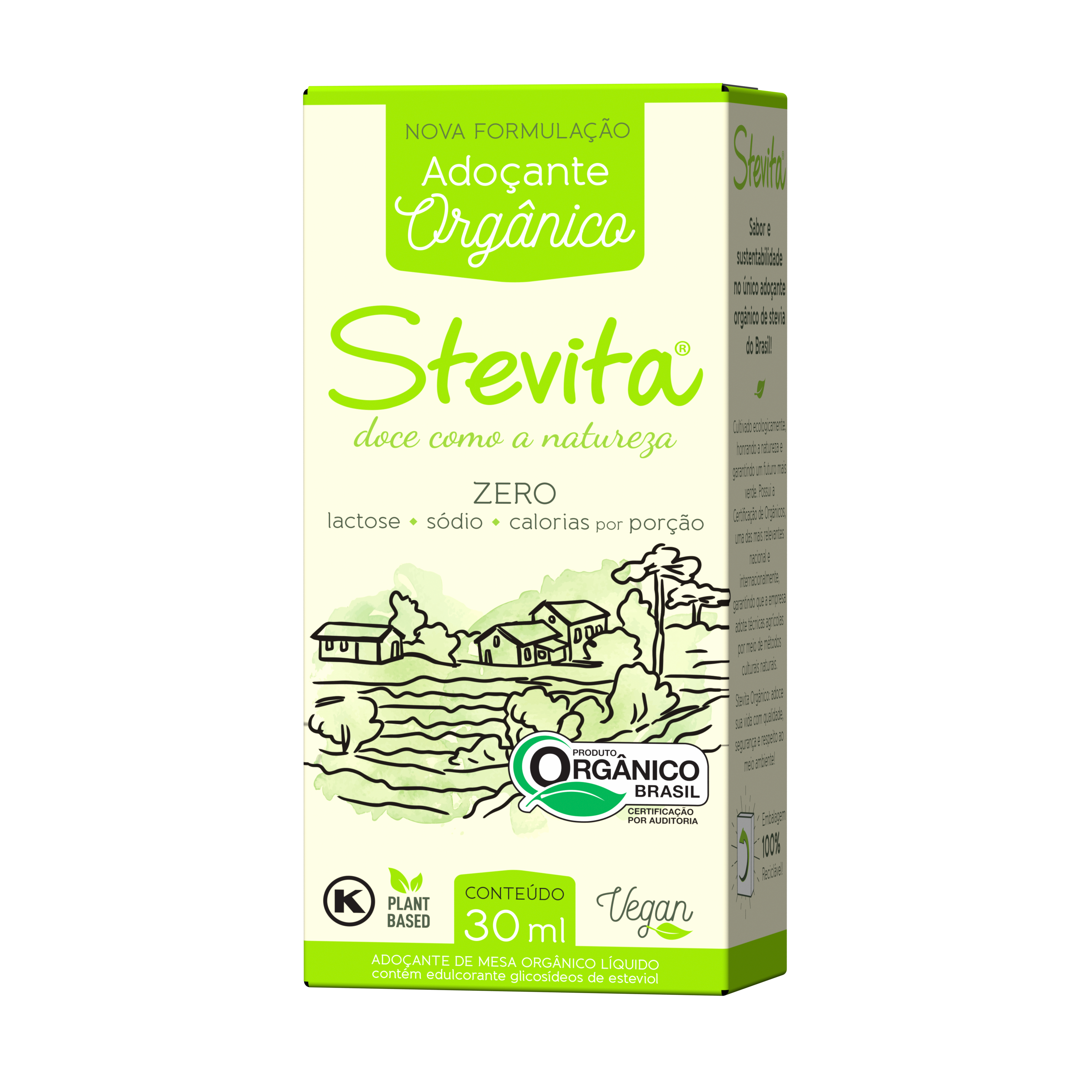 Adoçante Líquido de Stevia STEVITA ORGÂNICO 30ml