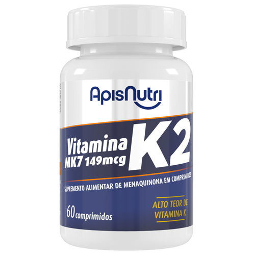 Suplemento De Vitamina K2 MK7 149MCG 60 Comp ApisNutri