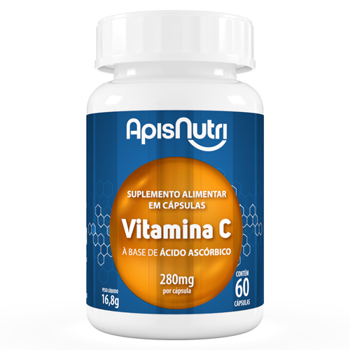 Suplemento de Vitamina C 280mg 60 Cáps – ApisNutri