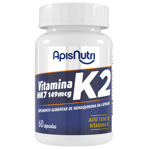 Suplemento de Vitamina K2 MK7 280mg 60 Cáps – ApisNutri